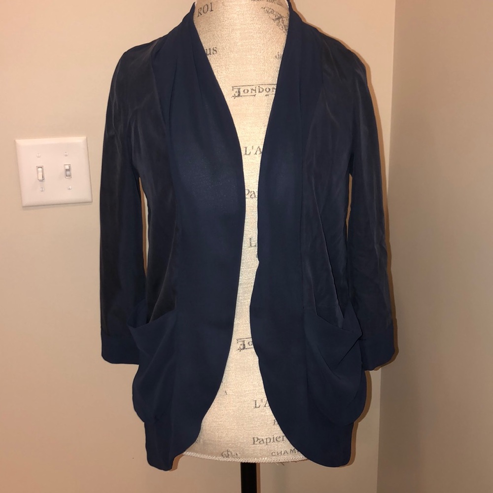 Navy Blue Soft Drape